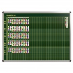 Klassen-Plantafel,  8 Stunden Mo-Fr, für 35 Klassen, 103x157 cm, 